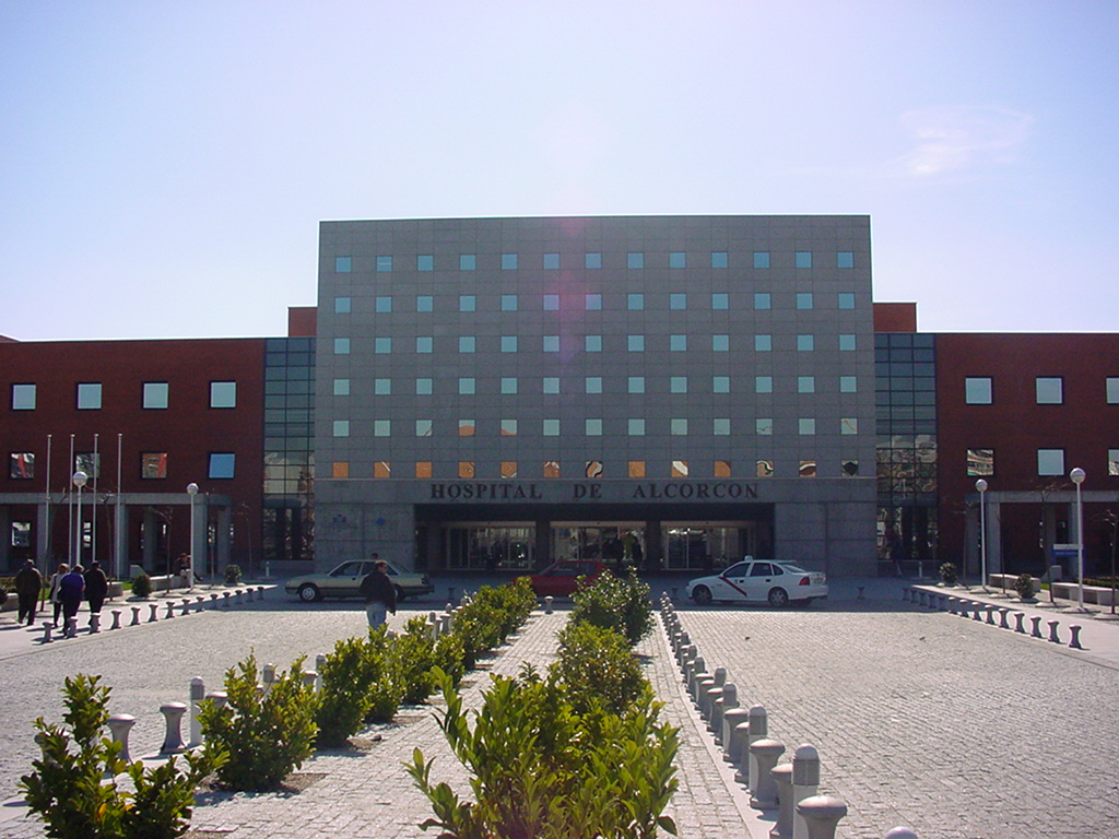 Exterior del hospital de Alcorcón